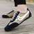 Imagem do Sapatos de lona masculinos de verão na moda conforto sapatos de feijão confort
