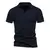 Camisa Henley slim fit masculina, camiseta de algodão, manga curta, jogger casu - comprar online