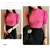 Coreano blusa de manga puff de malha para as mulheres, magro regata, camisa casu na internet