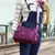 Bolsa de ombro de nylon multicamadas, bolsa com zíper multibolsos, bolsa mensag - comprar online