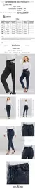 Calça jeans feminina casual plus size, cintura alta, slim fit, confortável, el - comprar online