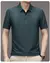 Camiseta de manga curta de seda gelo, top de cor sólida absorvente de suor, lev - comprar online