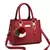 Bolsa feminina crossbody de couro pu, bolsa de ombro de alta qualidade alça sup