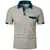 Camiseta de manga curta masculina, polo de cor sólida com bolsos, passeio, solt - Irislandia Variedades