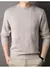 2024 inverno de pelúcia camisola de malha masculina em torno do pescoço fundo - loja online