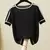 Camiseta feminina de malha fina, tops de manga curta, roupas casuais, camiseta f na internet