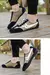 Imagem do Sapatos de lona masculinos de verão na moda conforto sapatos de feijão confort
