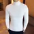 Inverno alto pescoço grosso quente camisola masculina gola alta marca dos homen