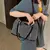 Imagem do Bolsa de diamantes Bling feminina, grande capacidade, couro PU, grande designer