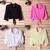 Blusa de manga curta chiffon para mulheres, camisas casuais de botão, roupas de - comprar online