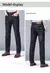 Imagem do Novos homens clássicos jeans jean homme pantalones hombre mannen macio preto bi