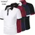 Camisa polo de manga curta monocromática masculina, camisola de lapela, tops le - comprar online