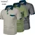 Camiseta de manga curta masculina, polo de cor sólida com bolsos, passeio, solt - comprar online