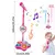Crianças microfone máquina de karaokê instrumento musical brinquedos com luz, na internet