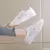 Novos sapatos brancos femininos moda confortáveis apartamentos rendas até sapa - Irislandia Variedades