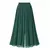 Soltas calças plissadas perna larga para as mulheres, calças casuais chiffon, - comprar online
