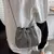 Imagem do Luxo strass sacos de ombro para mulheres correntes pérola balde crossbody sacos