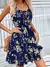 Europeu e Americano Novo 2023 Verão Elegante Vestido Sem Mangas Pulôver Imprim - loja online