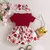 Vestido de verão para bebês de 0 a 3 anos, manga curta, bonito, design floral, na internet