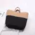 Bolsas de ombro de grande capacidade para mulheres, bolsa de algodão tecelagem, - comprar online