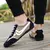 Sapatos de lona masculinos de verão na moda conforto sapatos de feijão confort - comprar online