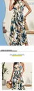 Vestido de férias plus size do presságio, casual, estampa floral, maxi vestido