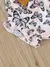 Body sem mangas com shorts estampados com borboletas para recém-nascidos, roupa - loja online