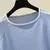 Camiseta feminina de malha fina, tops de manga curta, roupas casuais, camiseta f na internet