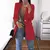 Outono e inverno nova cor sólida terno colarinho fino ajuste cardigan temperame - Irislandia Variedades