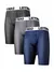 Boxers de malha de seda de gelo masculino, roupa interior de passeio, calcinha c - Irislandia Variedades