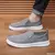 Imagem do Novos sapatos de lona masculinos na moda versátil apartamentos confortáveis sa
