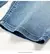Shorts jeans stretch masculino, jeans curto e reto, azul escuro, design de moda, na internet