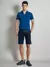 Imagem do Camisa Henley slim fit masculina, camiseta de algodão, manga curta, jogger casu