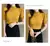 Imagem do Coreano blusa de manga puff de malha para as mulheres, magro regata, camisa casu
