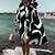 Manga longa batwing feminina solta vestido de camisa vintage com onda, primavera - Irislandia Variedades