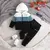 Meninos terno 2-7 anos de idade colorblock casaco manga longa moletom com capuz - comprar online