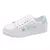 Novos sapatos brancos femininos moda confortáveis apartamentos rendas até sapa - loja online