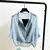 Camisa leopardo chiffon para as mulheres, blusa casual, roupas sexy listrada, me - loja online
