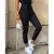 Macacão feminino com cinto monocromático, calças casuais, gola flip, fivela, - loja online