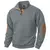 Pulôver masculino de botão com gola comprida, jaqueta casual, casacos, moleton - loja online