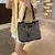 Bolsa de diamantes Bling feminina, grande capacidade, couro PU, grande designer - Irislandia Variedades