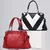 Bolsa de ombro patchwork de couro PU para mulheres, monocromática, bolsa de gri - Irislandia Variedades