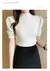 Coreano blusa de manga puff de malha para as mulheres, magro regata, camisa casu - comprar online