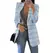 Casaco xadrez de gola slim fit feminino, cardigan, moda, outono, inverno, 2023
