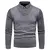 Outono e inverno novo suéter falso de duas peças masculino com lã e gola polo - loja online