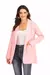 Moda europeia e americana casual terno polo pescoço fino ajuste cardigan temper - Irislandia Variedades
