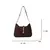 Bolsa de axilas de couro PU para mulheres, Bolsa pequena com zíper, Casual Hobo - Irislandia Variedades