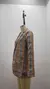 Imagem do Casaco xadrez de gola slim fit feminino, cardigan, moda, outono, inverno, 2023
