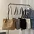 Bolsa tote de veludo da moda, bolsa de ombro de cor sólida, bolsa casual femini - Irislandia Variedades