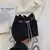 Luxo strass sacos de ombro para mulheres correntes pérola balde crossbody sacos na internet